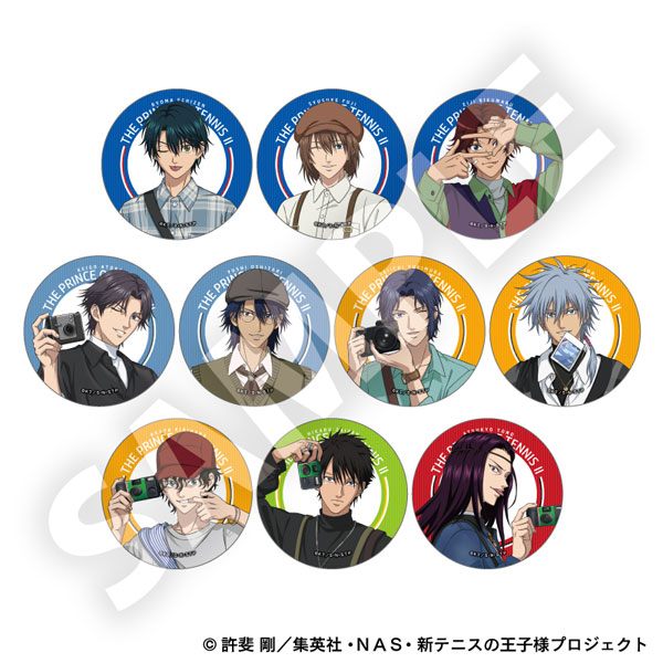 DMM.com The New Prince of Tennis Trading Tin Badge 10Pack BOX
