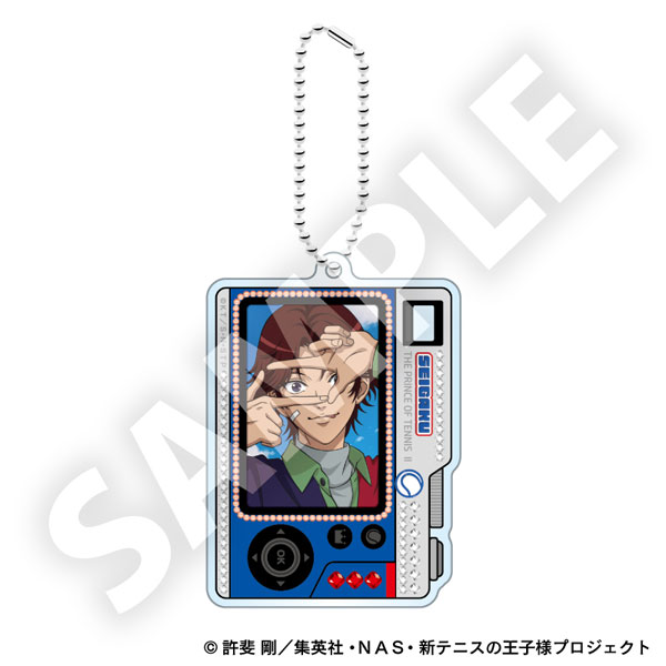 DMM.com The New Prince of Tennis Acrylic Keychain Eiji Kikumaru image 1