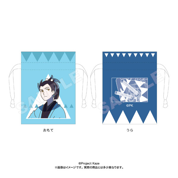 Marimo Craft TV Anime "Inherit the Winds" Mini Drawstring Bag Toshizo Hijikata