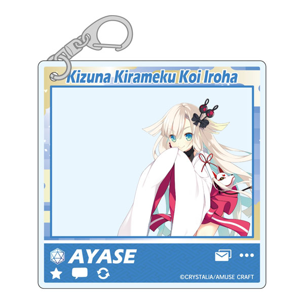 Midobiyo Kizuna Kirameku Koi Iroha SNS Style Acrylic Keychain Ayase imagen 1