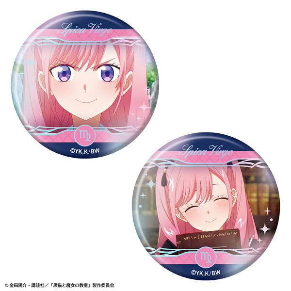 ATFES TV Anime "The Classroom of a Black Cat and a Witch" Aurora Tin Badge 2pcs. Set Spica Virgo 圖片 1