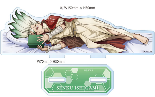 Matsumoto Shouji Dr. STONE New Illustration Acrylic Stand Senku Ishigami (Season 4 Ver.)