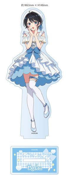 Matsumoto Shouji Rent-A-Girlfriend New Illustration Acrylic Stand Ruka Sarashina (Idol) 画像 1