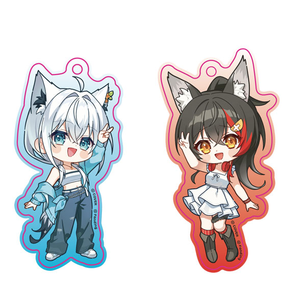 Fanding hololive Summer MT Seishun wa Masa ni Ima! Acrylic Pair Keychain imagen 1