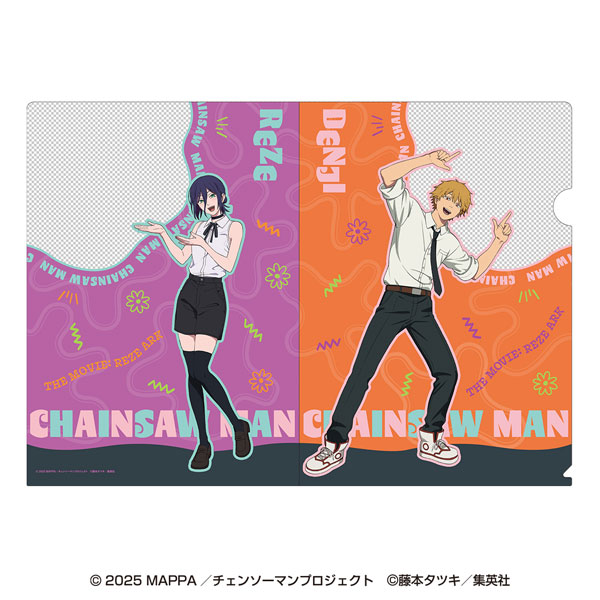 Ensky Movie "Chainsaw Man Reze Arc" Clear File 1. Denji / Reze image 1