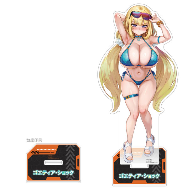 Curtain Damashii [Goetia Shock] Jumbo Acrylic Stand (Alicia / Swimsuit) รูปภาพ 1