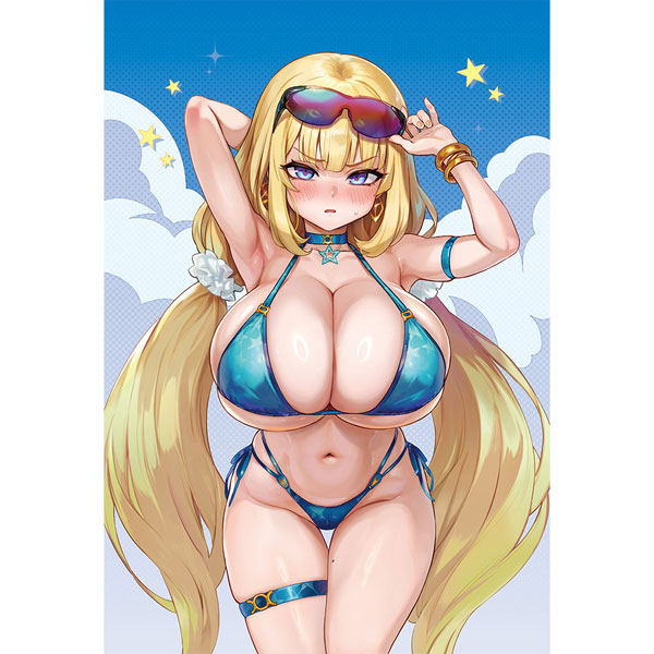 Curtain Damashii [Goetia Shock] Pillow Cover (Alicia / Swimsuit & Swimsuit (Suntanned Ver.)) รูปภาพ 1
