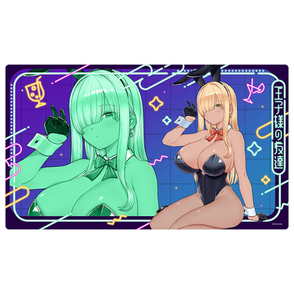 Curtain Damashii [Ouji-sama no Tomodachi] Rubber Mat (Torai Mogami / Bunny)
