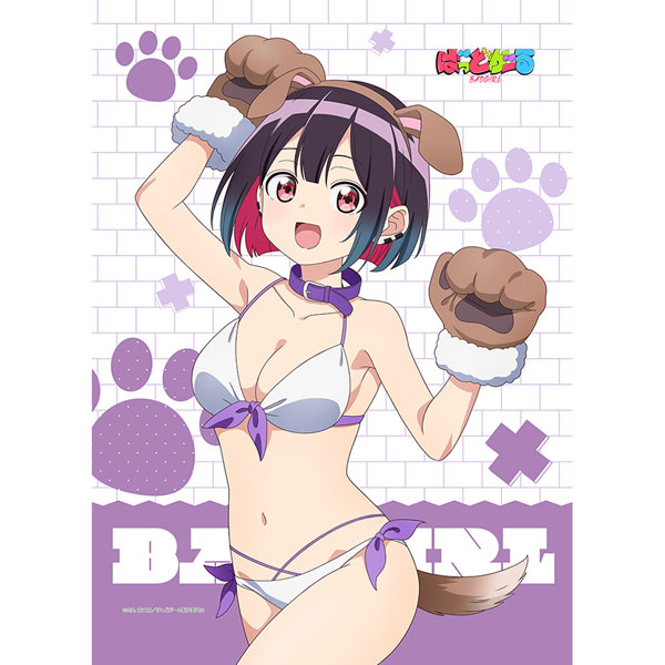 Curtain Damashii [Bad Girl] New Illustration B2 Wall Scroll (Yu Yutani / Animal Swimsuit) Double Suede