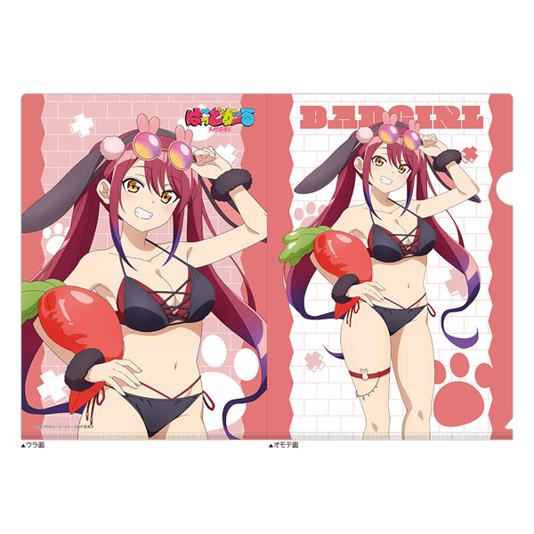 Curtain Damashii [Bad Girl] New Illustration Clear File (Atori Mizutori / Animal Swimsuit) Bild 1