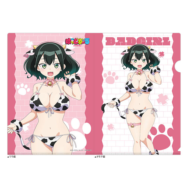 Curtain Damashii [Bad Girl] New Illustration Clear File (Rura Ruriha / Animal Swimsuit)