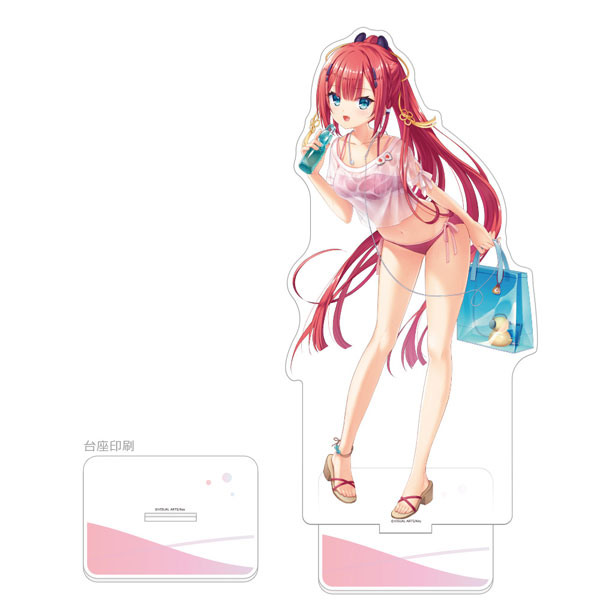 Curtain Damashii [Summer Pockets REFLECTION BLUE] Jumbo Acrylic Stand (Shiki Kamiyama / Summer Fest 2024) รูปภาพ 1