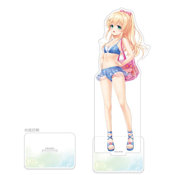 Curtain Damashii [Summer Pockets REFLECTION BLUE] Jumbo Acrylic Stand (Tsumugi Wenders / Summer Fest 2025)