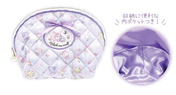 TCP Wish me mell Quilted Round Pouch Purple 圖片 1