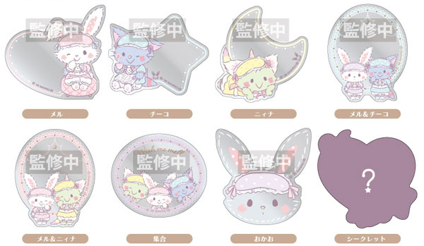TCP Wish me mell Trading Mirror Acrylic Sticker 8Pack BOX