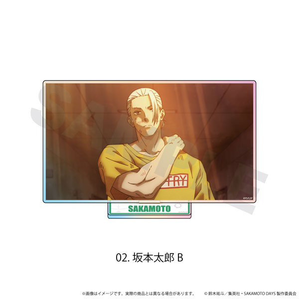 N&E Aurora Acrylic Stand SAKAMOTO DAYS 02 Taro Sakamoto B Scene Photo รูปภาพ 1