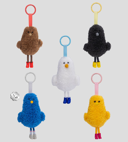 Kaleidos Creative Birds and Boots Blind Bag Clip 4Pack BOX