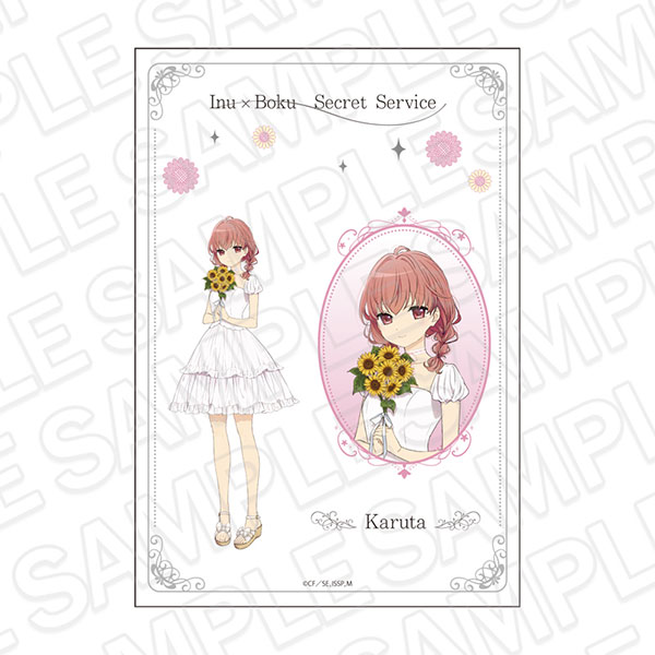 Contents Seed TV Anime "Inu x Boku SS" Sheet Sticker Karuta Roromiya รูปภาพ 1