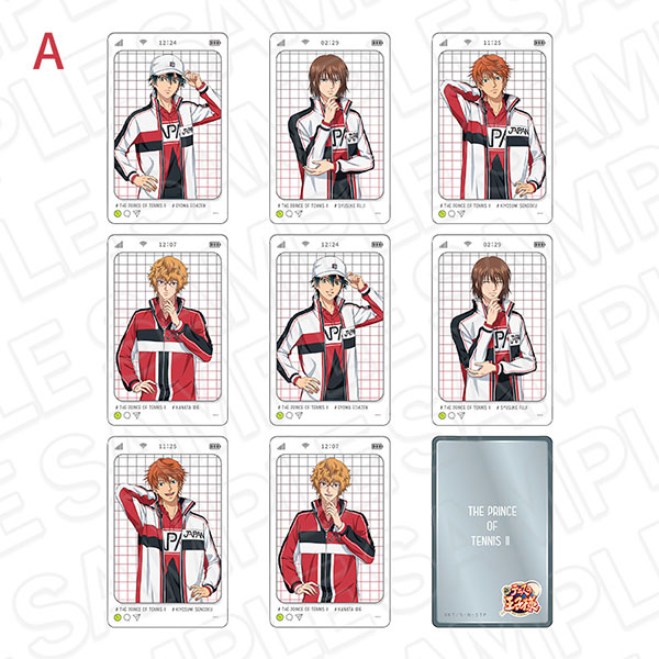 Contents Seed The New Prince of Tennis Collection Card (Random) Face Collection A 8Item Set