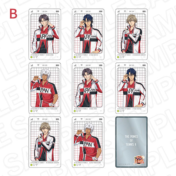 Contents Seed The New Prince of Tennis Collection Card (Random) Face Collection B 8Item Set