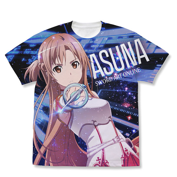 COSPA Sword Art Online Asuna Full Graphic T-shirt Flash Ver./WHITE-L