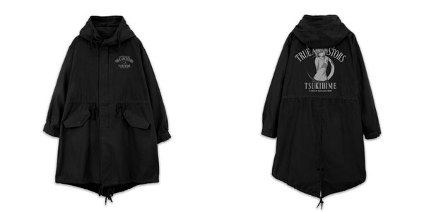 COSPA Tsukihime -A piece of blue glass moon- Arcueid Brunestud M-51 Jacket /BLACK-XL gambar 1