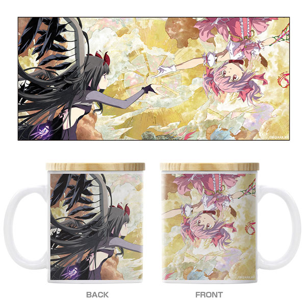 COSPA Puella Magi Madoka Magica the Movie -Walpurgisnacht: Rising- Madoka & Homura Full Color Mug w/Lid gambar 1