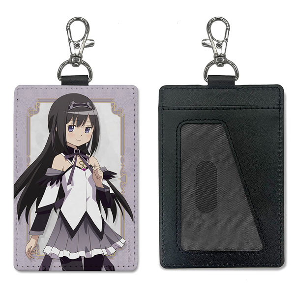 COSPA Puella Magi Madoka Magica the Movie -Walpurgisnacht: Rising- Homura Akemi Pass Case (w/Swivel Snap Hook)