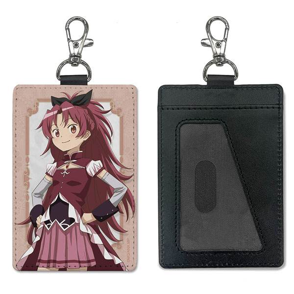 COSPA Puella Magi Madoka Magica the Movie -Walpurgisnacht: Rising- Kyoko Sakura Pass Case (w/Swivel Snap Hook)
