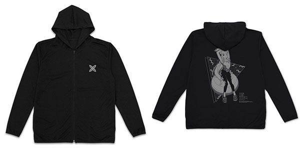 COSPA Re:ZERO -Starting Life in Another World- Emilia Thin Dry Hoodie Exercise Ver. /BLACK-M