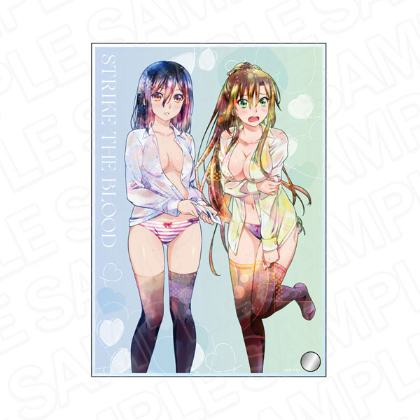 Contents Seed Strike the Blood Final Mini Acrylic Art PALE TONE series Yukina & Sayaka Dress Shirt ver.