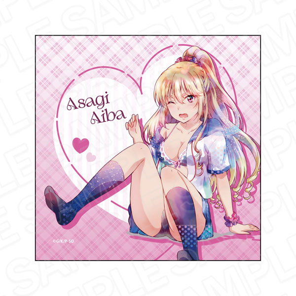 Contents Seed Strike the Blood Final Microfiber Cloth PALE TONE series Asagi Aiba Falling on your Backside ver. image 1
