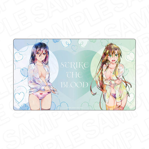 Contents Seed Strike the Blood Final Rubber Desk Mat PALE TONE series Yukina & Sayaka Dress Shirt ver.