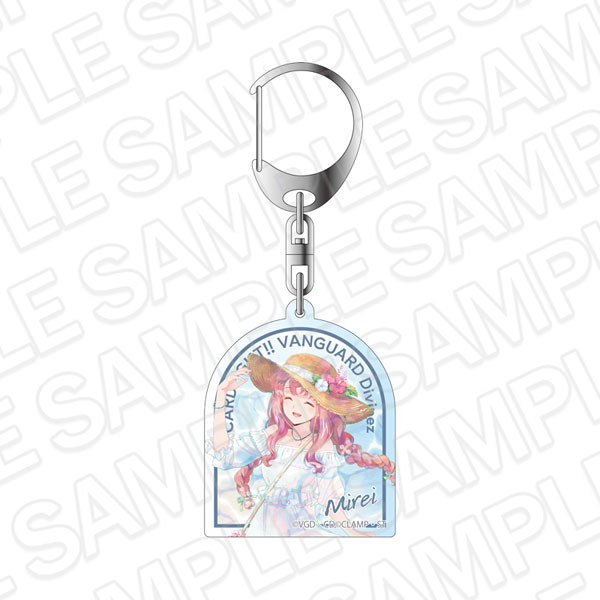 Contents Seed Cardfight!! Vanguard Divinez Deluxe Finals Ark Acrylic Keychain PALE TONE Mirei Vacation 画像 1