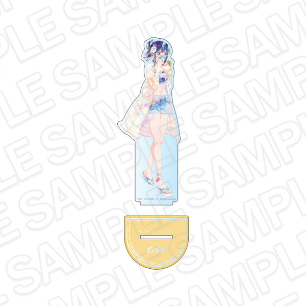 Contents Seed Cardfight!! Vanguard Divinez Deluxe Finals Ark Deka Acrylic Stand PALE TONE Erika Myojo Vacation 画像 1