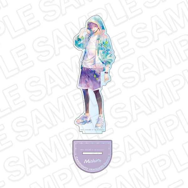 Contents Seed Cardfight!! Vanguard Divinez Deluxe Finals Ark Deka Acrylic Stand PALE TONE Michiru Hazama Vacation 圖片 1