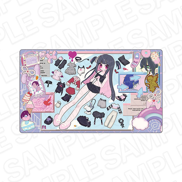 Contents Seed Decollate Decoration Rubber Desk Mat