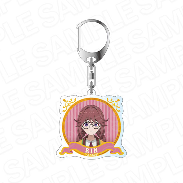 Contents Seed Grow Up Show: Sunflower Circus Acrylic Keychain Rin Mamiya gambar 1