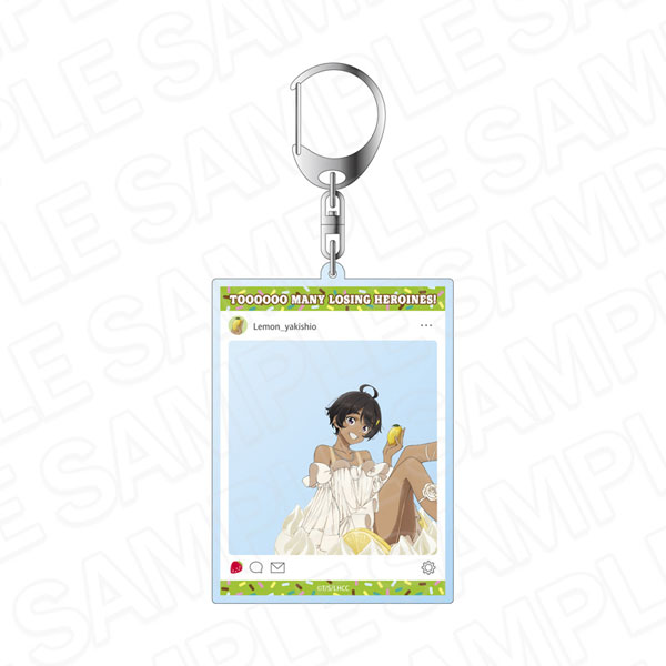 Contents Seed TV Anime "Makeine: Too Many Losing Heroines!" SNS Style Acrylic Keychain Lemon Yakishio 2nd Anniversary Sweets ver. รูปภาพ 1