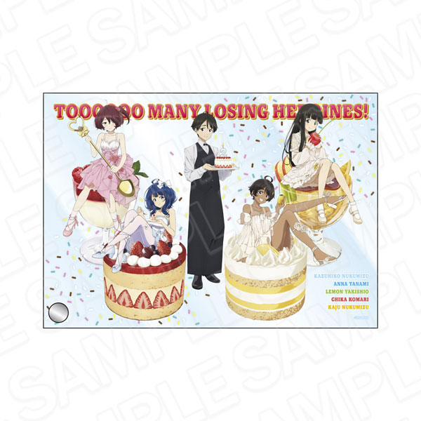 Contents Seed TV Anime "Makeine: Too Many Losing Heroines!" Mini Acrylic Art 2nd Anniversary Sweets ver. Bild 1