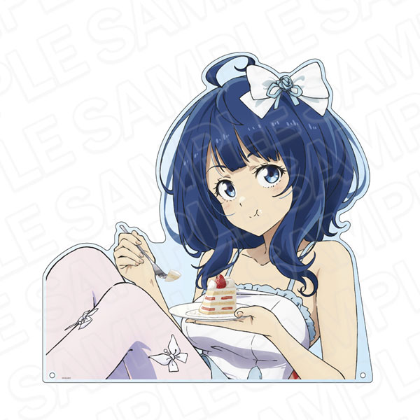 Contents Seed TV Anime "Makeine: Too Many Losing Heroines!" Jumbo Diecut Acrylic Board Anna Yanami 2nd Anniversary Sweets ver.