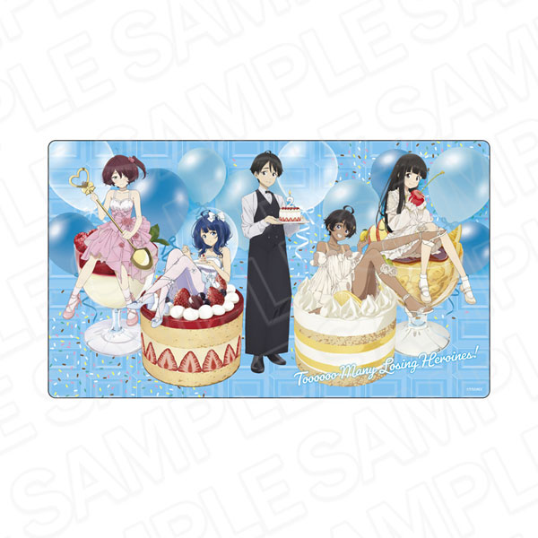 Contents Seed TV Anime "Makeine: Too Many Losing Heroines!" Rubber Desk Mat 2nd Anniversary Sweets ver. image 1