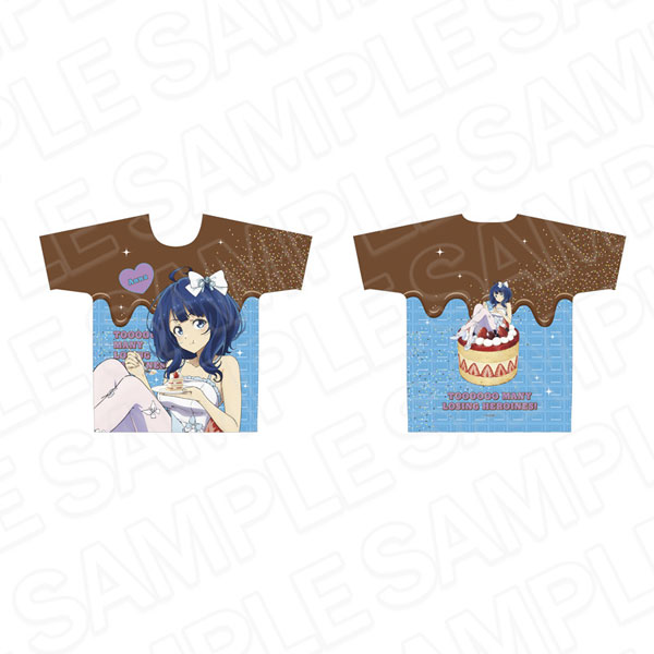 Contents Seed TV Anime "Makeine: Too Many Losing Heroines!" Full Graphic T-shirt Anna Yanami 2nd Anniversary Sweets ver.