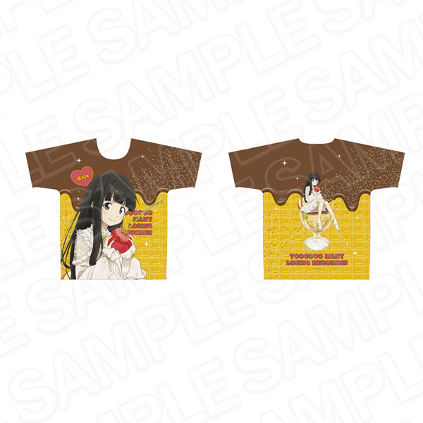 Contents Seed TV Anime "Makeine: Too Many Losing Heroines!" Full Graphic T-shirt Kaju Nukumizu 2nd Anniversary Sweets ver.
