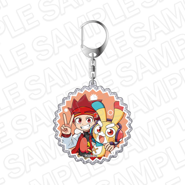 Contents Seed Hiro Tama! Hiro-kun x Peke-Peke! Peket's! Glitter Acrylic Keychain Hiro Sarutobi & Pekets 圖片 1