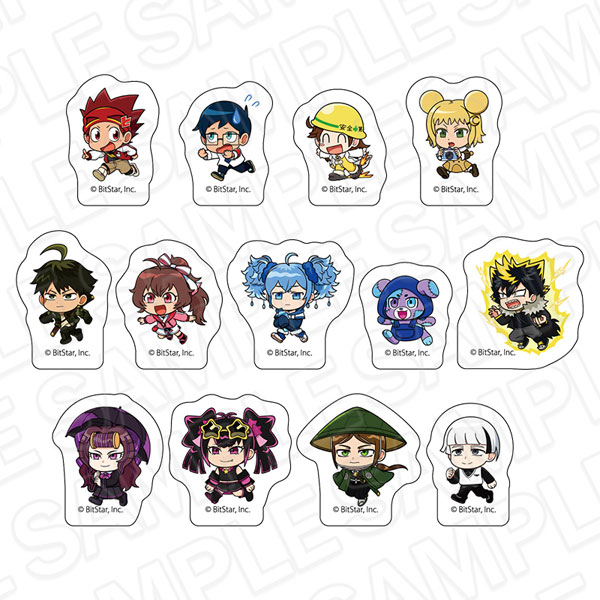 Contents Seed Hiro Tama! Hiro-kun Flake Sticker gambar 1