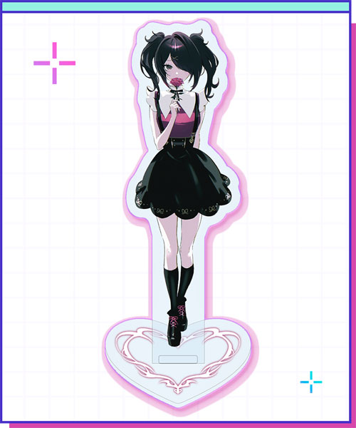 WHY SO SERIOUS? NEEDY STREAMER OVERLOAD Ame-chan Mystery Rose Acrylic Stand imagen 1