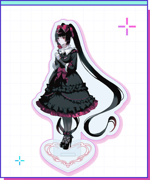 WHY SO SERIOUS? NEEDY STREAMER OVERLOAD Michica Gokubara Mystery Rose Acrylic Stand