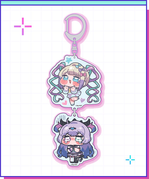 WHY SO SERIOUS? NEEDY STREAMER OVERLOAD MiniMini BuraBura Acrylic Keychain (KAngel & Lollipop)