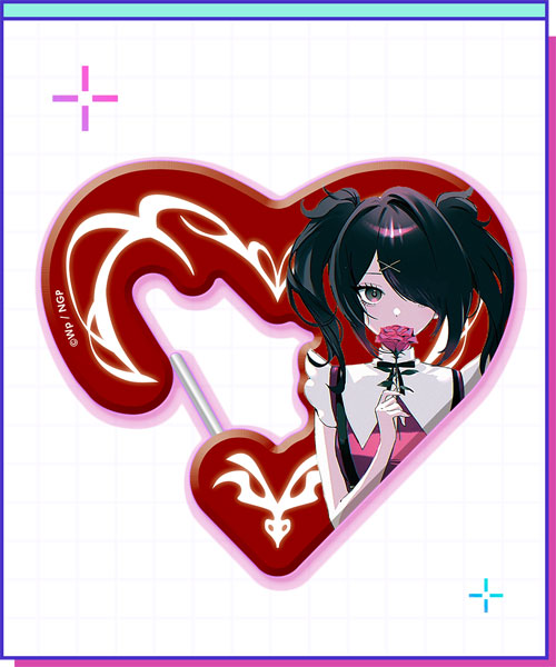 WHY SO SERIOUS? NEEDY STREAMER OVERLOAD Ame-chan Mystery Rose Acrylic Carabiner